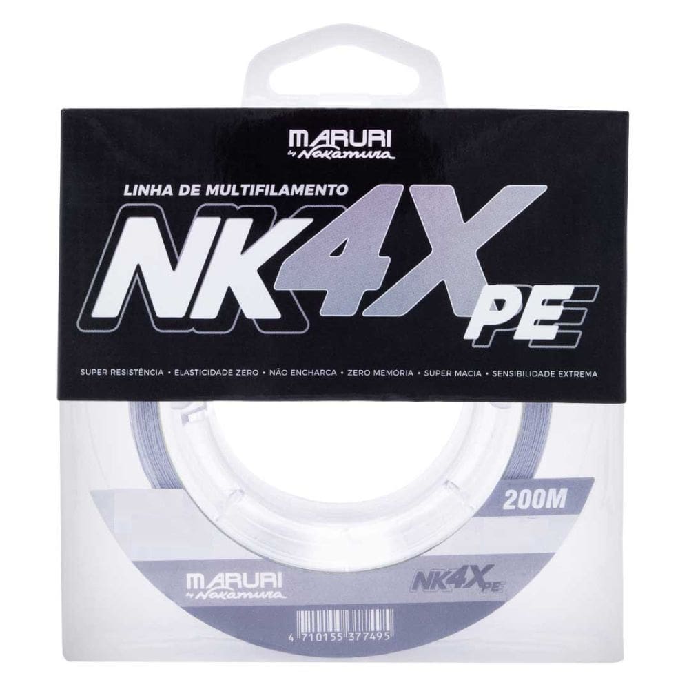 Linha Multifilamento Maruri By Nakamura NK 4X 0.16mm 18lb