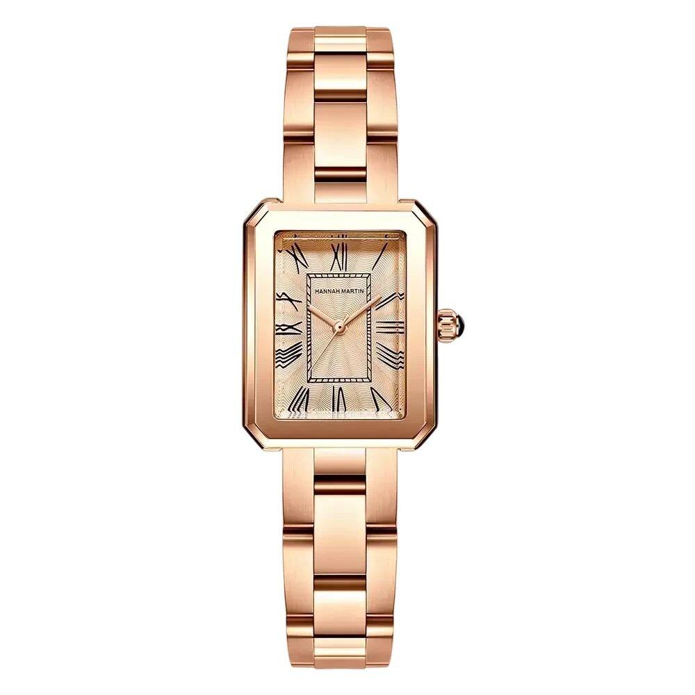 Relógio Feminino Hannah Martin 1301 Luxury À Prova D`Água