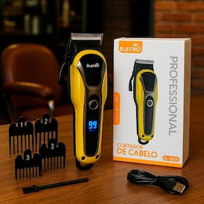 Cortador Elétrico Para Cabelo Potente Sem Fio