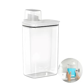 Dispenser Sabão Líquido Dosador 2,3 Litros Lavanderia Natural Branco - Flow DFW200BCF Ou