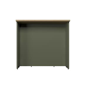 Bancada Ilha Cozinha PH 3068 Évora 120cm Verde/Carvalho Nature - Herval