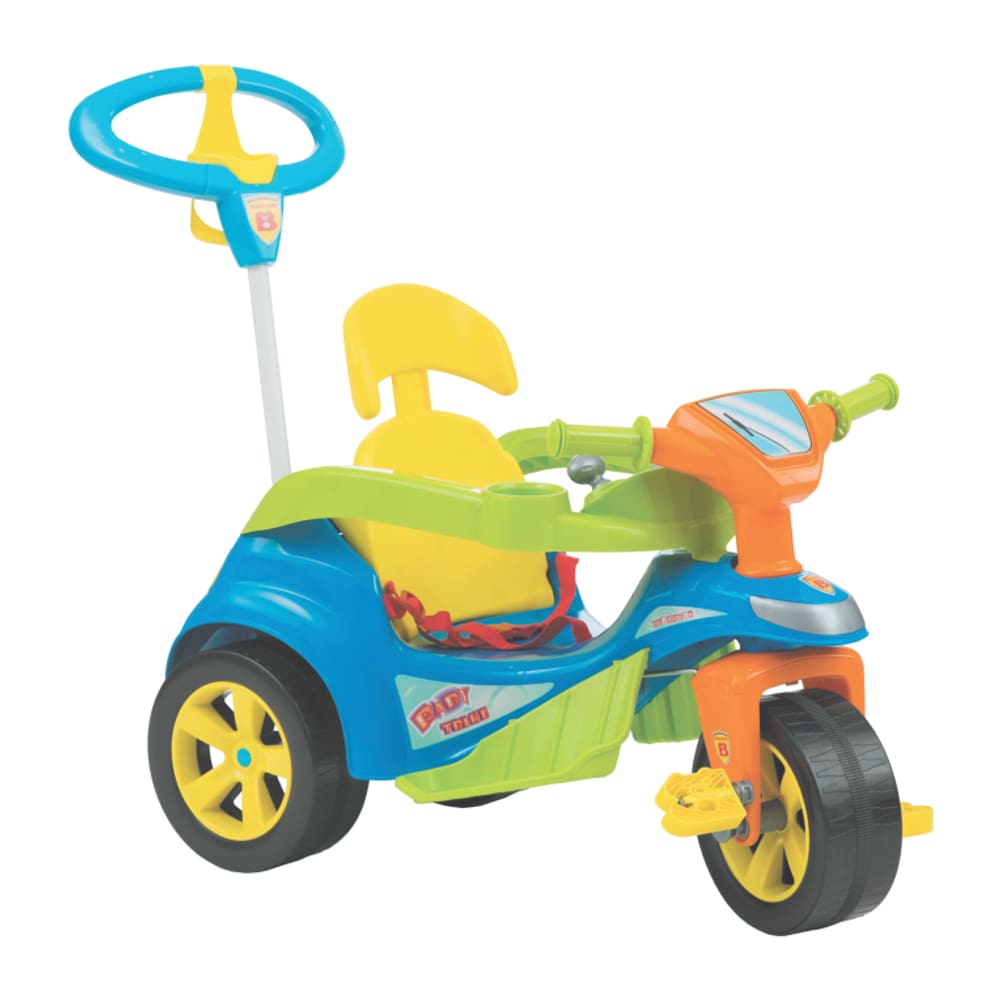 Triciclo Motoca a Pedal Baby Trike Evolution Azul Biemme 614