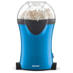 Pipoqueira Eletrica Mallory 1200W Antiaderente Copo Medidor Azul 220V