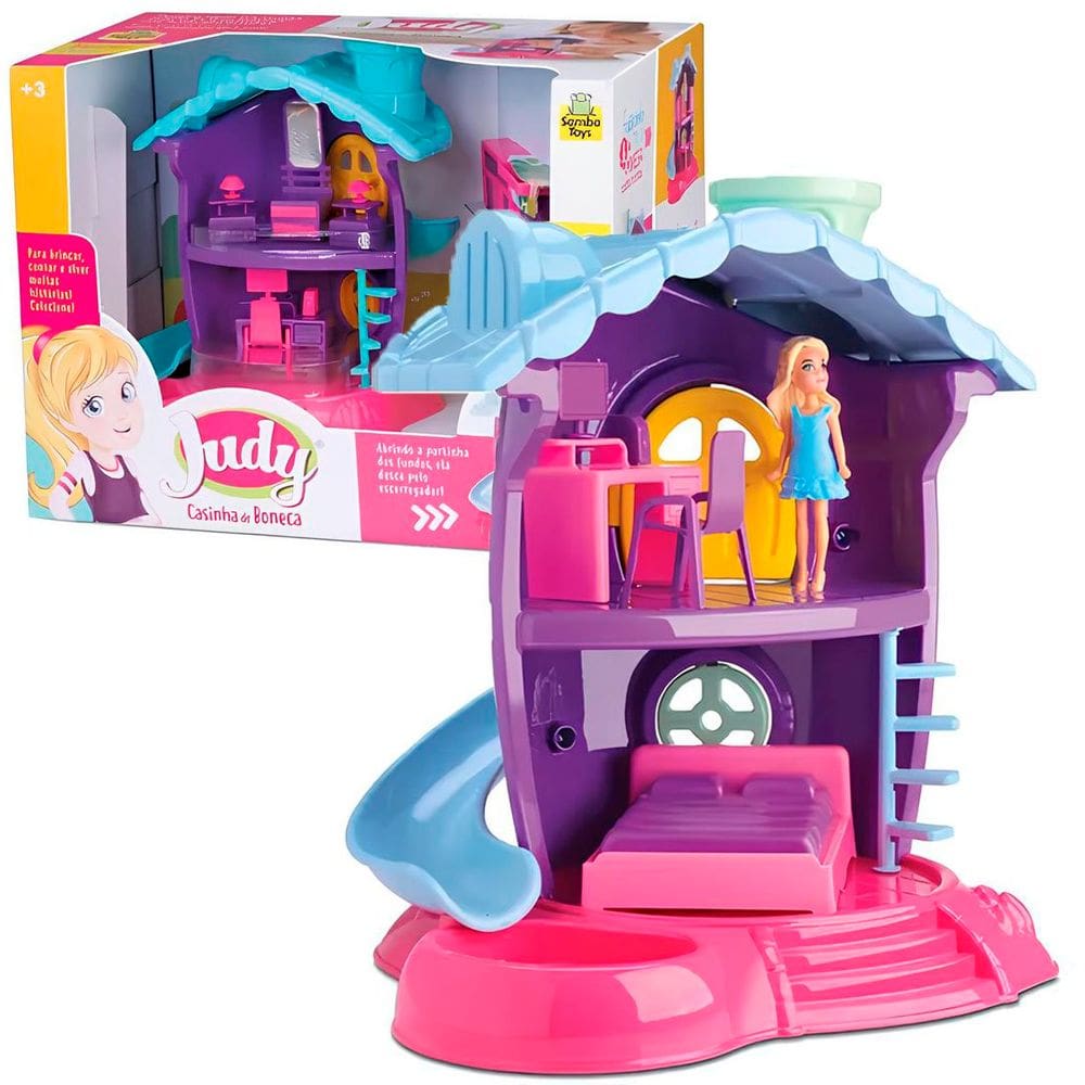 Brinquedo Infantil Casinha Da Judy Quartinho Cadeira Caminha