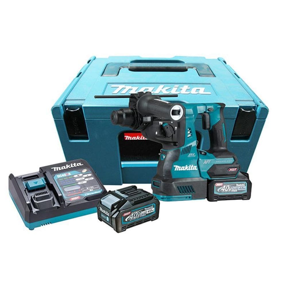 Martelete Combinado Makita 28Mm 2Bat 4Ah 40V Hr001Gm201