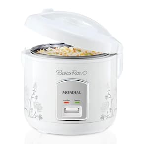 Panela Elétrica de Arroz Mondial Bianca Rice 10 Branco 700W 127V - PE-10