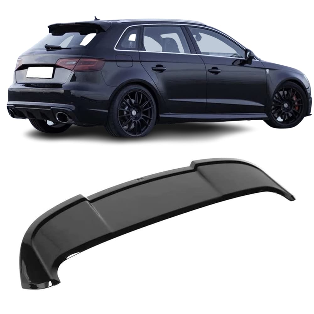 Spoiler Aerofólio Audi A3 S3 Black Piano Sportback RS S