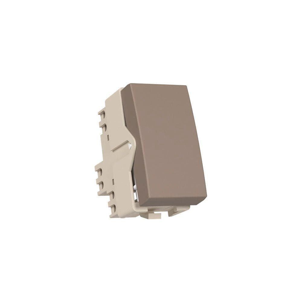 Módulo Interruptor Simples MarGirius Sleek Colors 10A Argila