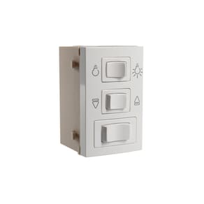 Módulo Controle de Ventilador MarGirius Sleek 3 Velocidades Branco 127V