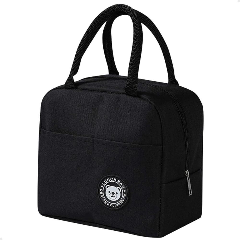 Bolsa Térmica Marmita Lorben Sacola Lancheira Marmiteira Academia Passeios Escola Preto