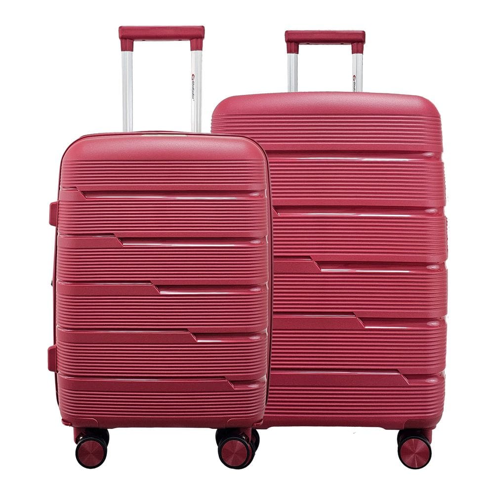 Kit Conjunto 2 Malas Rígidas de Polipropileno 360° com TSA - Gladiador P2PM