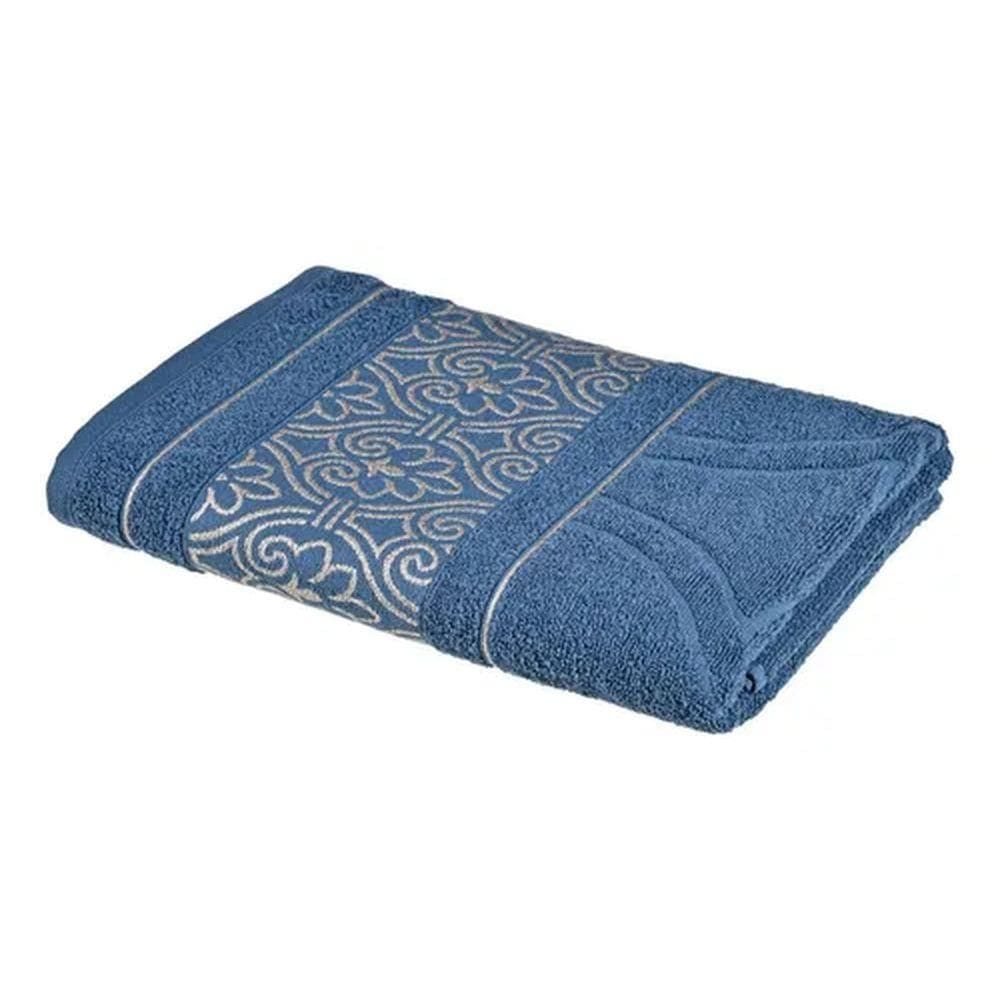 Toalha de Rosto Taj 50x70 Azul Egípcio - Cavhome