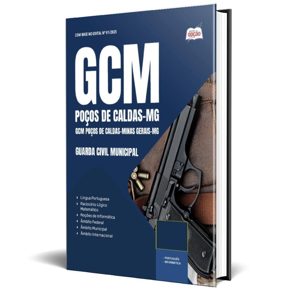 Apostila Prefeitura Poços Caldas Mg 2025 Guarda Civil