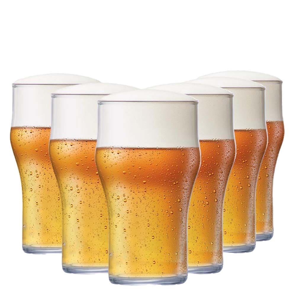  Copo de Vidro Nonic M 350ml 6pcs- Ruvolo
