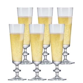 Taça de Cristal Champagne 225ml 6pcs - Ruvolo