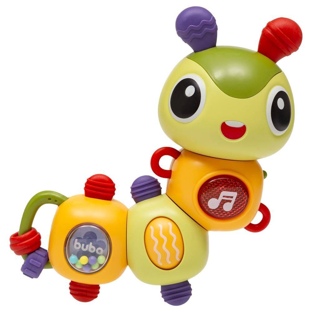 Brinquedo Educativo Buba Centopeia Atividades Musical Cores