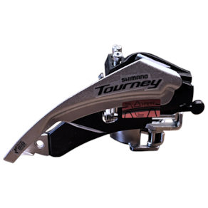 Câmbio Dianteiro Tourney TY510 Triplo 6/7V 48D 34.9mm Top Swing Shimano