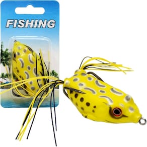 Kit 2 Anzol Isca Sapo Artificial Equipamento Para Pesca 10g