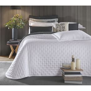Jogo Cobre Leito Toque De Algodão 250 Fios King 280x260cm - Branco