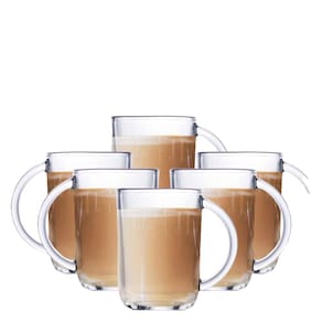 Jogo de Canecas de Vidro Verona 315ml 6pcs- Ruvolo