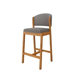 Banqueta Alta Isabela Cozinha Sala Jantar Área Gourmet Linho