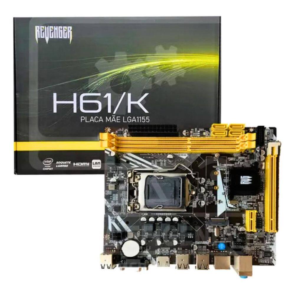 Placa Mãe Revenger G-H61/K Lga 1155