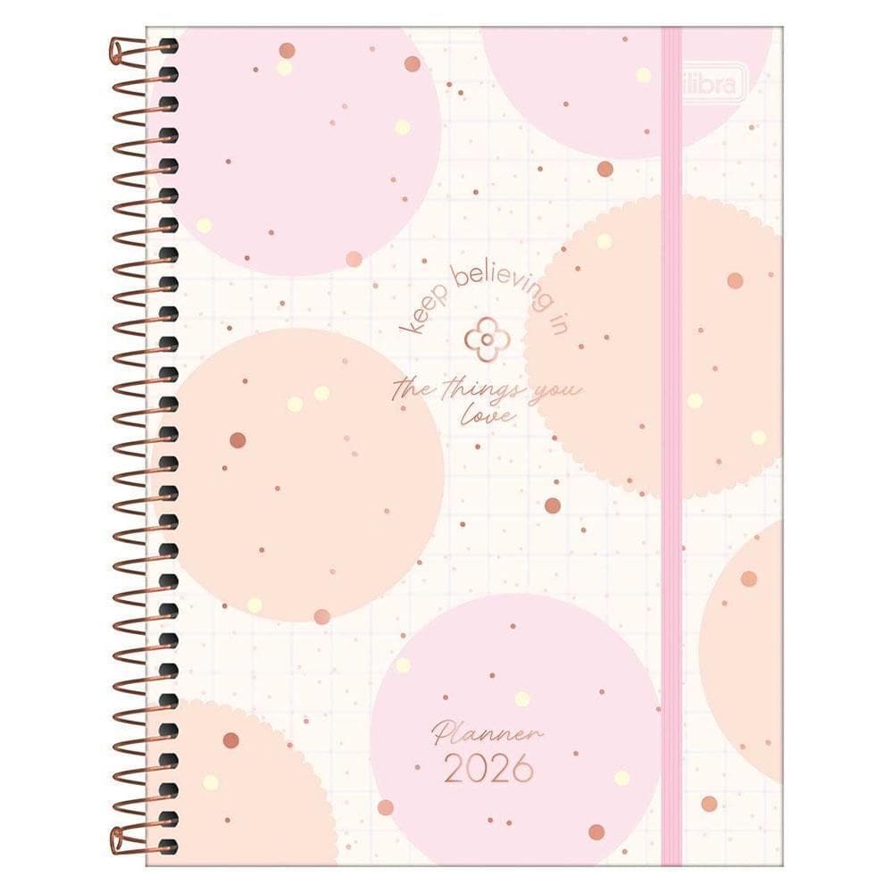 Planner Semanal 2026 Espiral M7 80Fls Soho Poa Tilibra