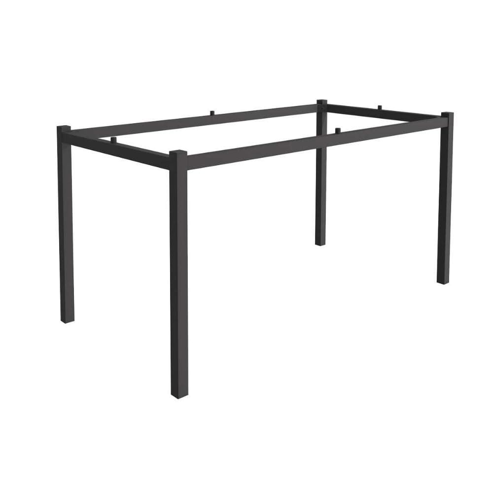 Base Mesa de Jantar Reno M001 Aço s/ Tampo Preto - Kappesberg