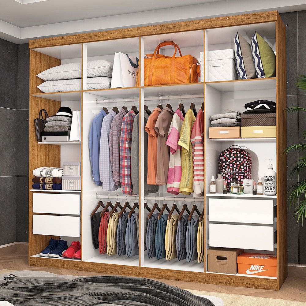 Closet Casal Rubi 4 Gavetas