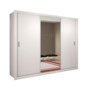 Guarda Roupa Casal Veneza Luxo com 3 Portas MDF Rufato