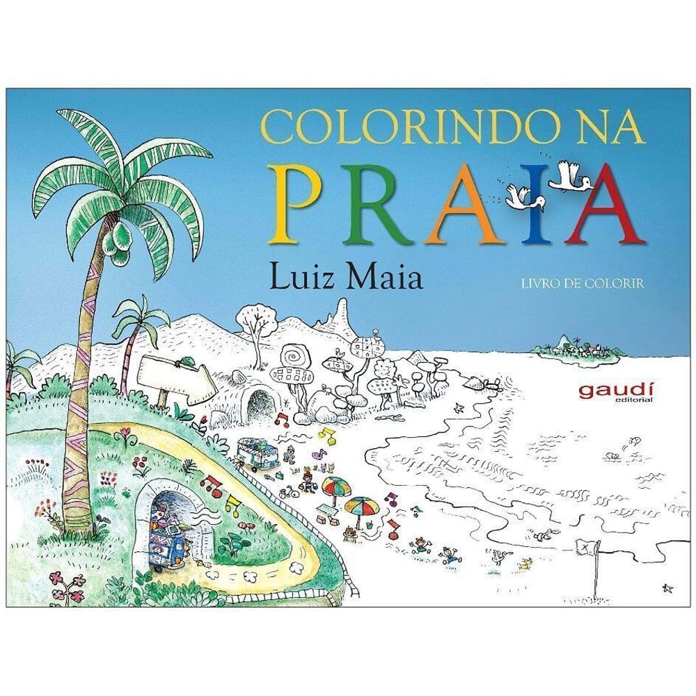 Colorindo na Praia