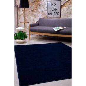 Tapete Classic Poliester 150x100cm Retangular Azul Oasis