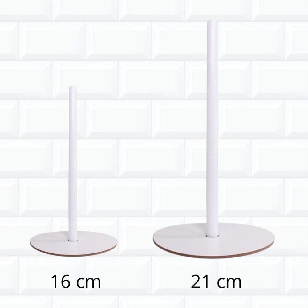 Kit Guindastes De Bolo De Andar 16 + 21 Cm 2 Tamanhos Mdf