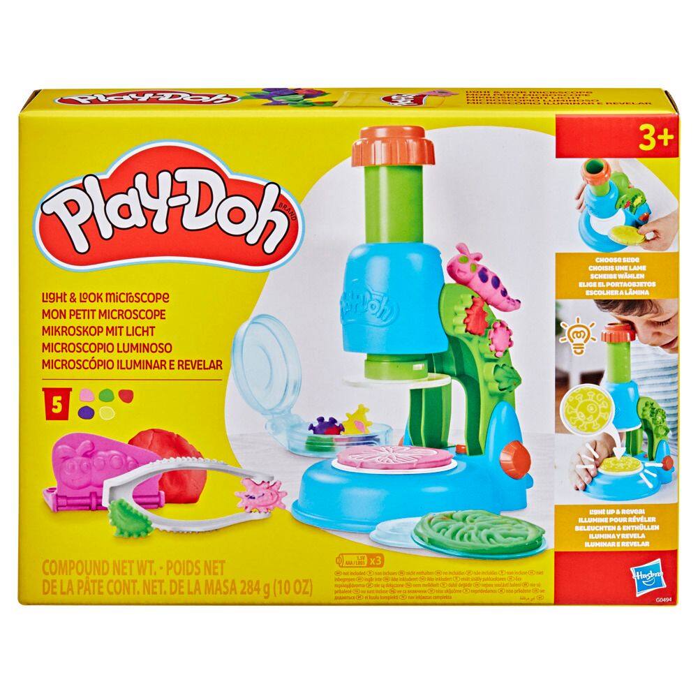 Massinha Play-Doh Microscópio Iluminar e Revelar