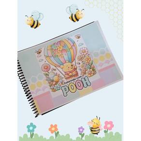 Livro de colorir Harry Potter Hello Kitty Patrulha Canina Ursinho Pooh Stitch moto pintar férias escolares alivia ansied