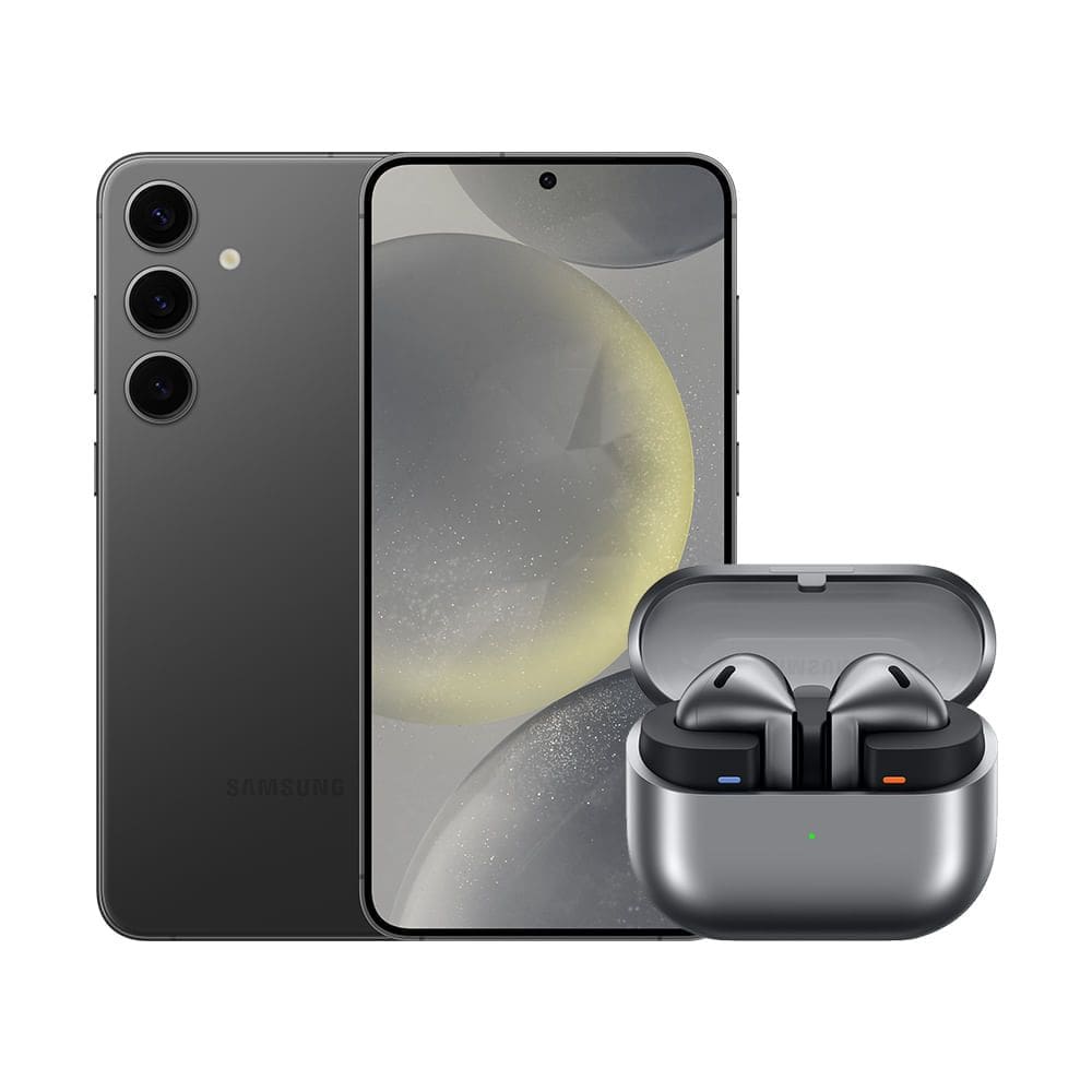 S24+ (256GB) - Preto + Galaxy Buds3 - Cinza