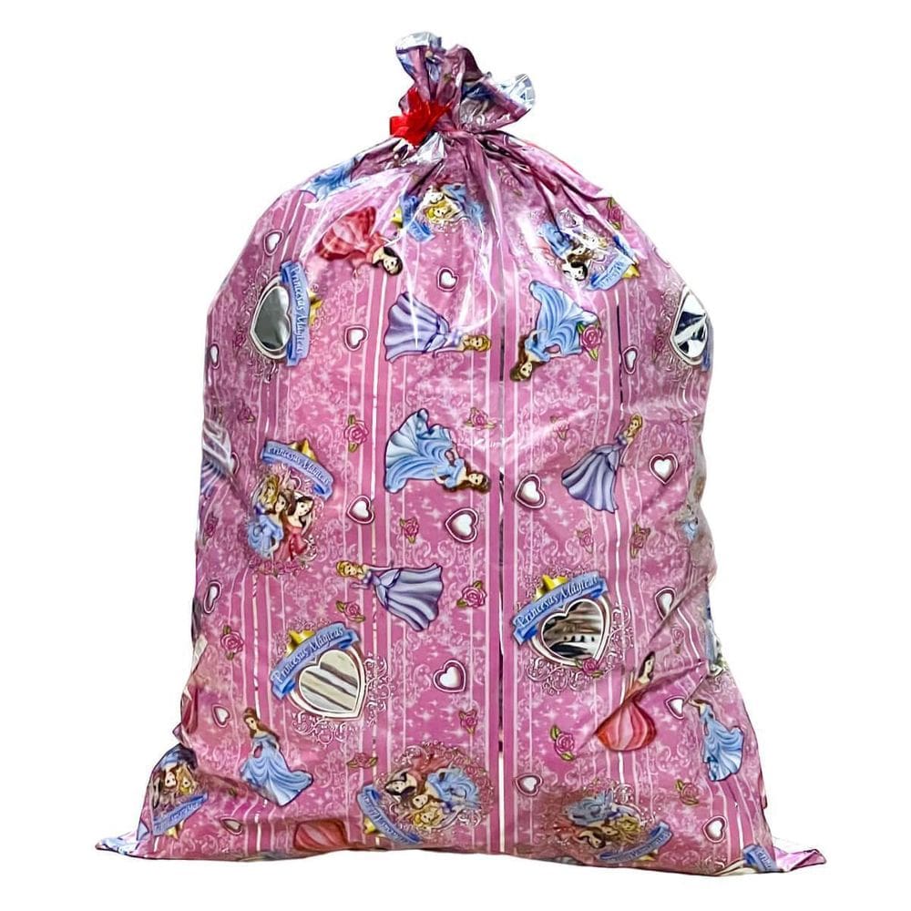 Saco De Presente Princesas 70X50 Com Lacinho