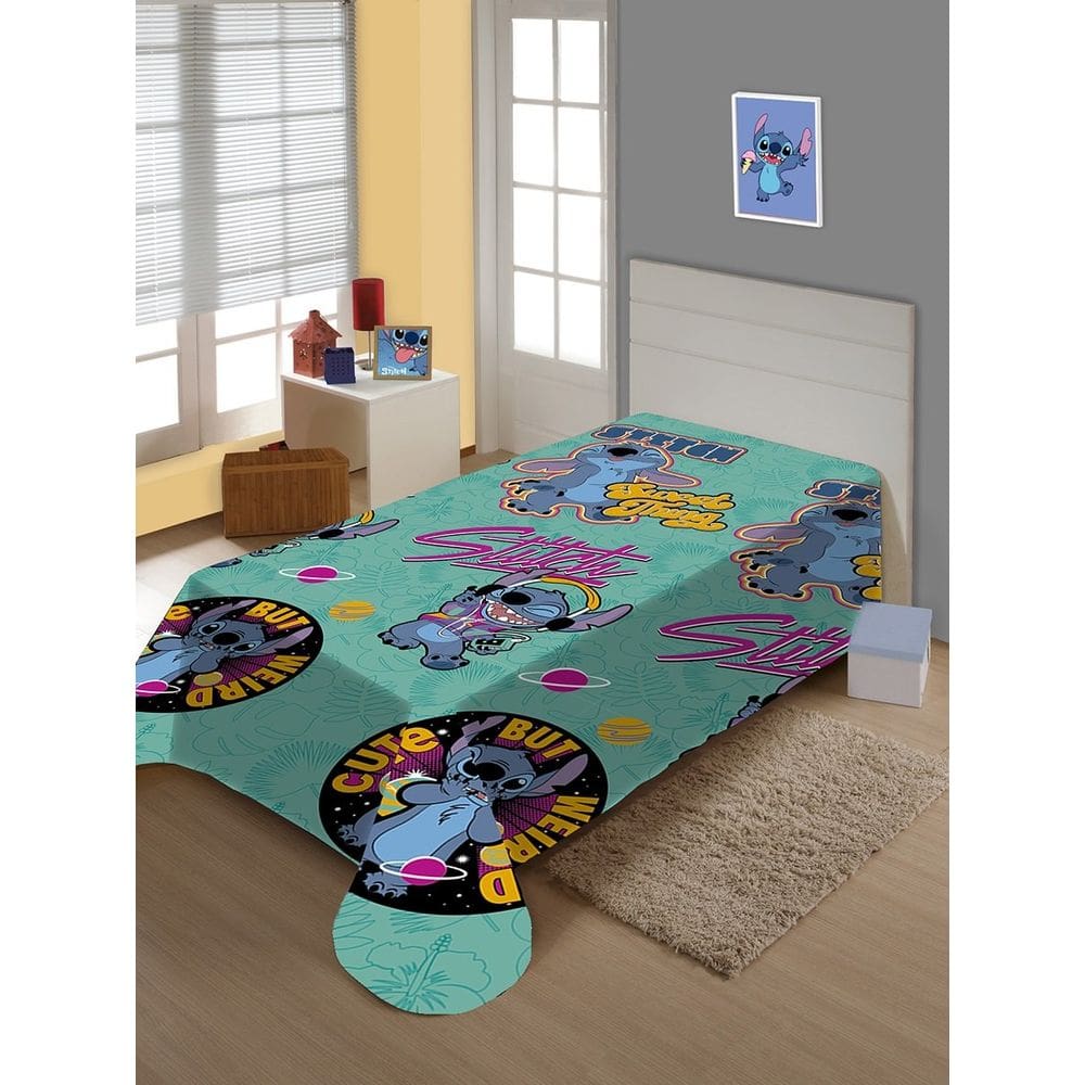 Manta Disney Infantil 150x200cm - Manta Fun Stitch