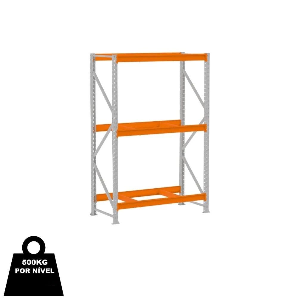 Mini Porta Pallet 500Kg Inicial 2,00m x 1,80m x 60cm