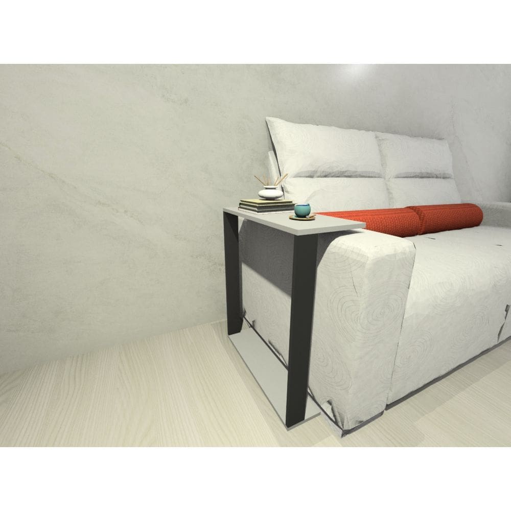 Mesinha Lateral Para Sofá Estilo Industrial 100%MDF, mesa apoio, mesa auxiliar sofá