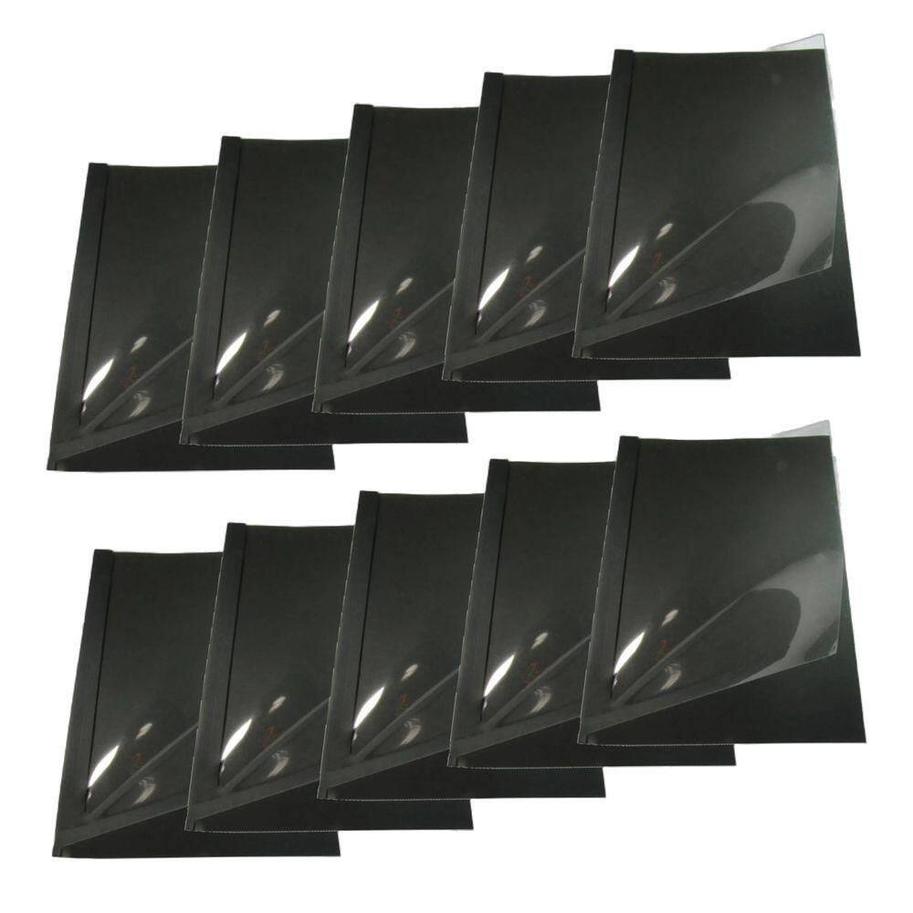 Kit 30 Capas Encadernação Térmica Até 300 Folhas A4 Preta