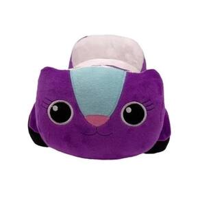 Pelúcia A Casa Mágica Da Gabby Carro Lilas Gata Carlita 20Cm