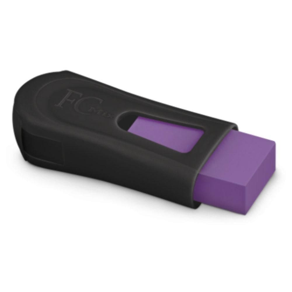 Borracha C- Apontador Faber Castell Fc - Mix Black Neon Roxo