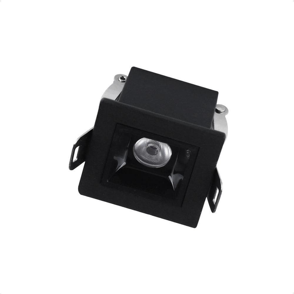 Spot De Led Embutir Taschibra Arch Pontual 2w 2700k Bivolt Preto