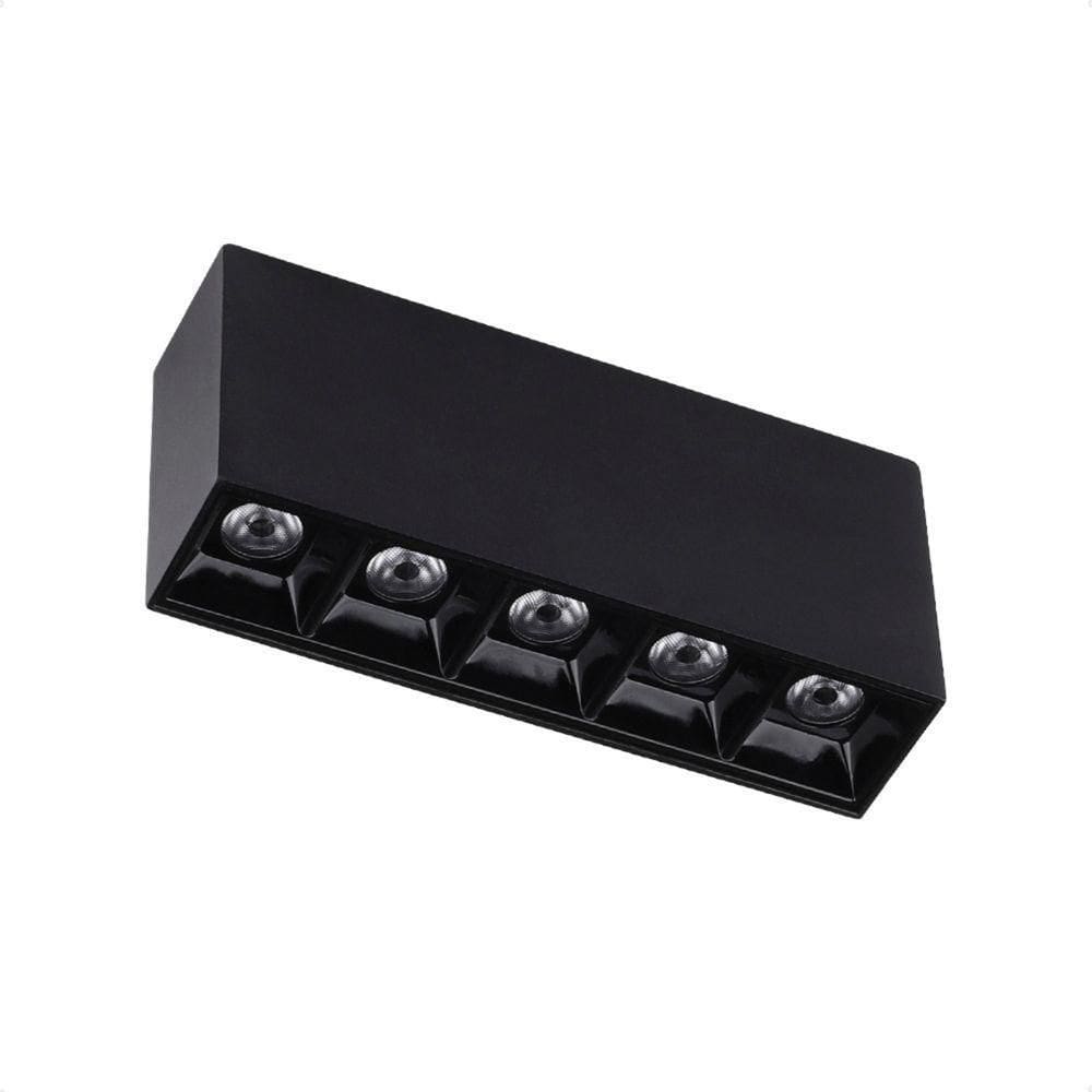 Spot De Led Sobrepor Taschibra Arch Pontual 10w 2700k Bivolt Preto