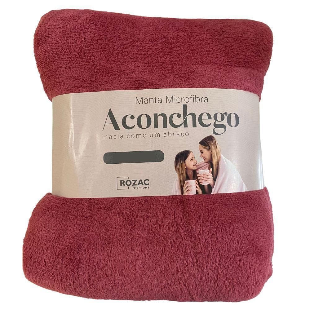 Manta De Microfibra King Aconchego Rozac