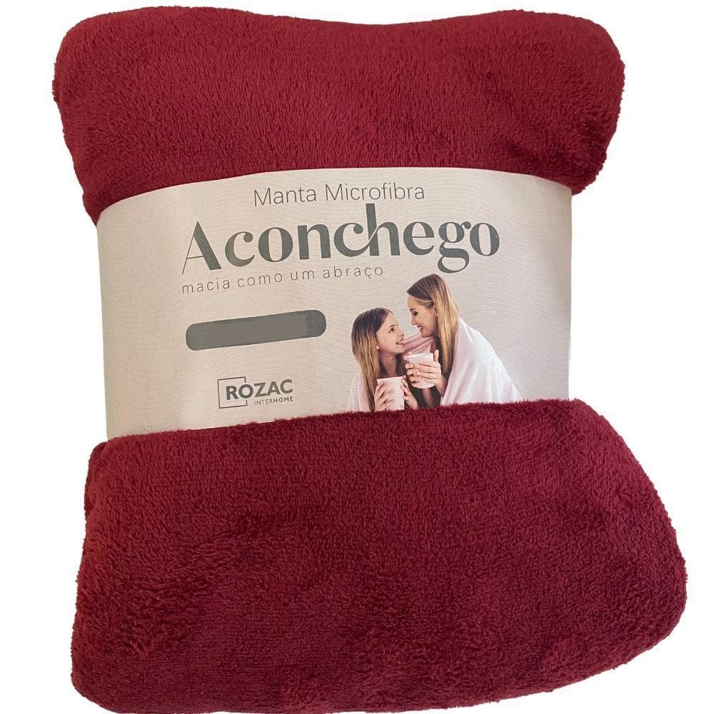Manta De Microfibra King Aconchego Rozac
