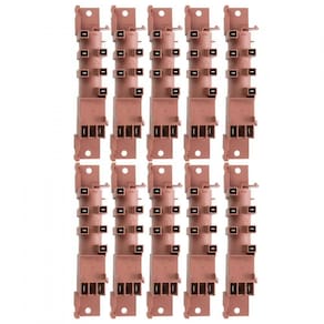Kit Usina Para Cooktop de 5 Bocas - 10 Peças Vermelha Bivolt