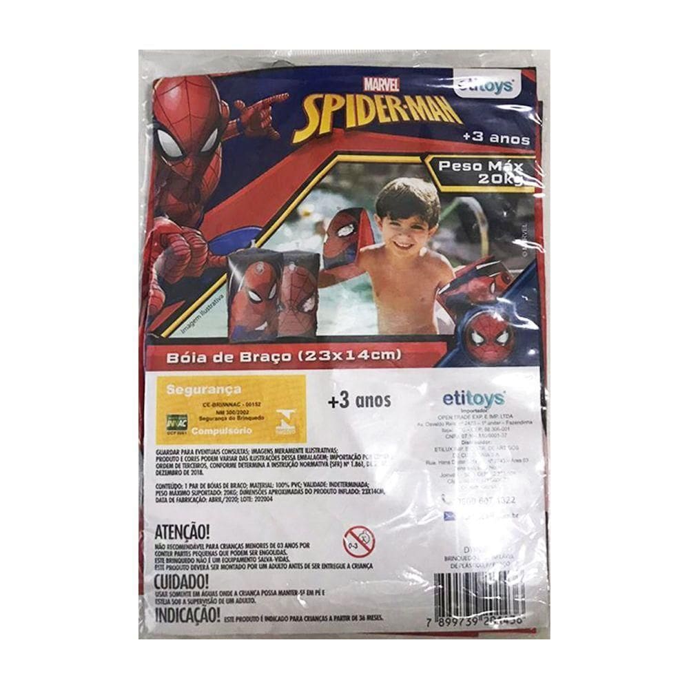 Boia De Braço 23X14 Spiderman - Etitoys
