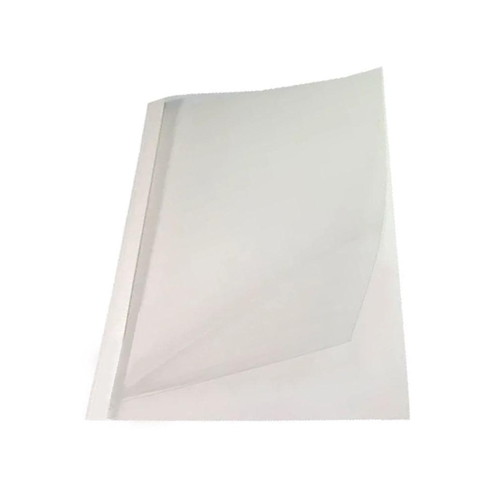 Capa De Encadernação Térmica Até 10 Folhas A4 Branca